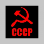 CCCP čierne trenírky BOXER s tlačeným logom,  top kvalita 95%bavlna 5%elastan